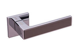 Дверні ручки GAVROCHE / NIKEL / CP/BN - хром/чорний нікель