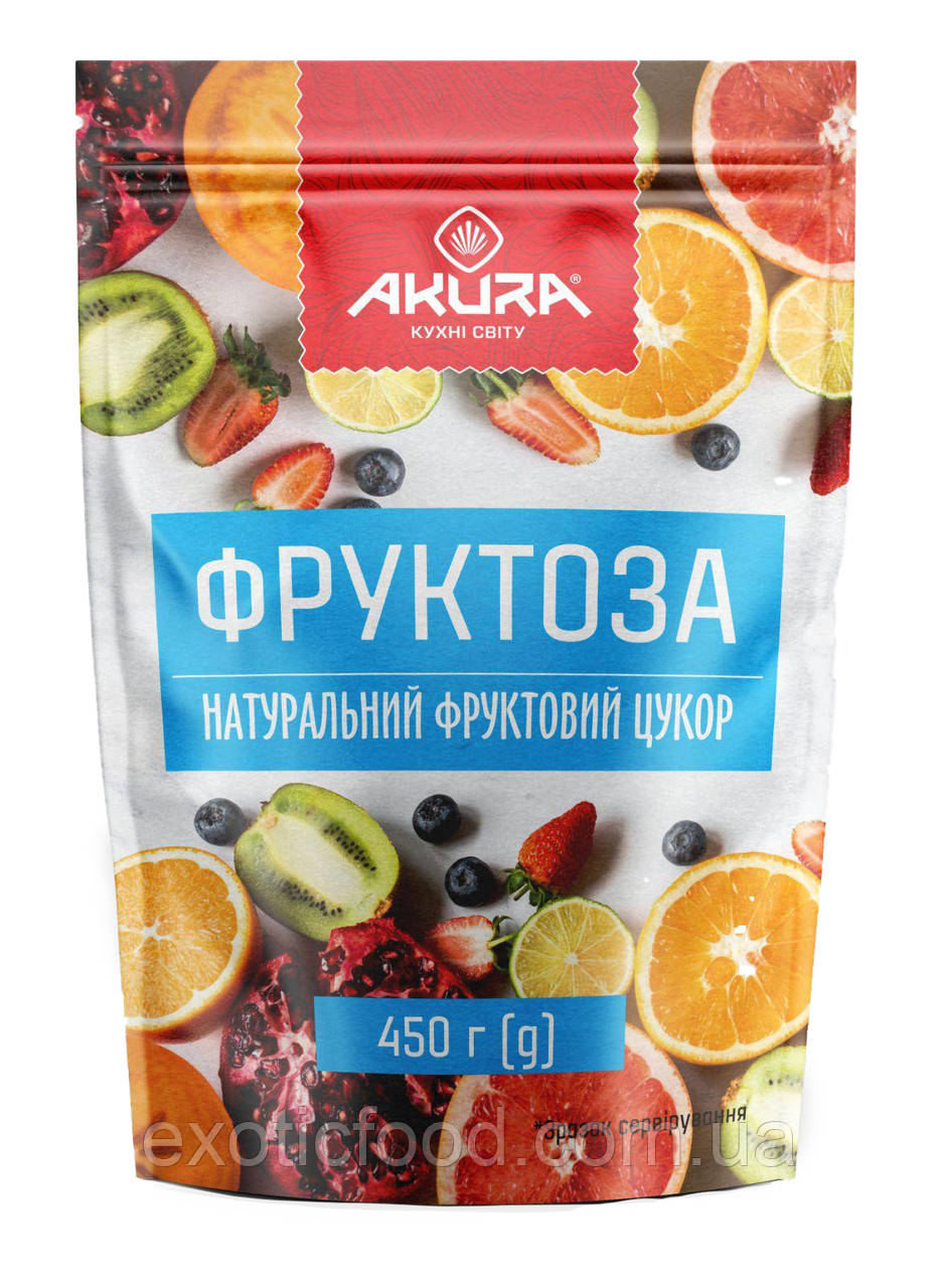 Фруктоза ТМ "AKURA" 450г