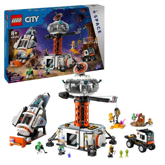 Конструктор Лего Сіті Космічна база та стартовий майданчик для ракет Lego City Space Base and RocketLaunchpad