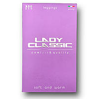 Леггинсы женские хлопок Lady Classic Cotton 350 Den, арт.15В-81, 4 размер, чёрные, 04189