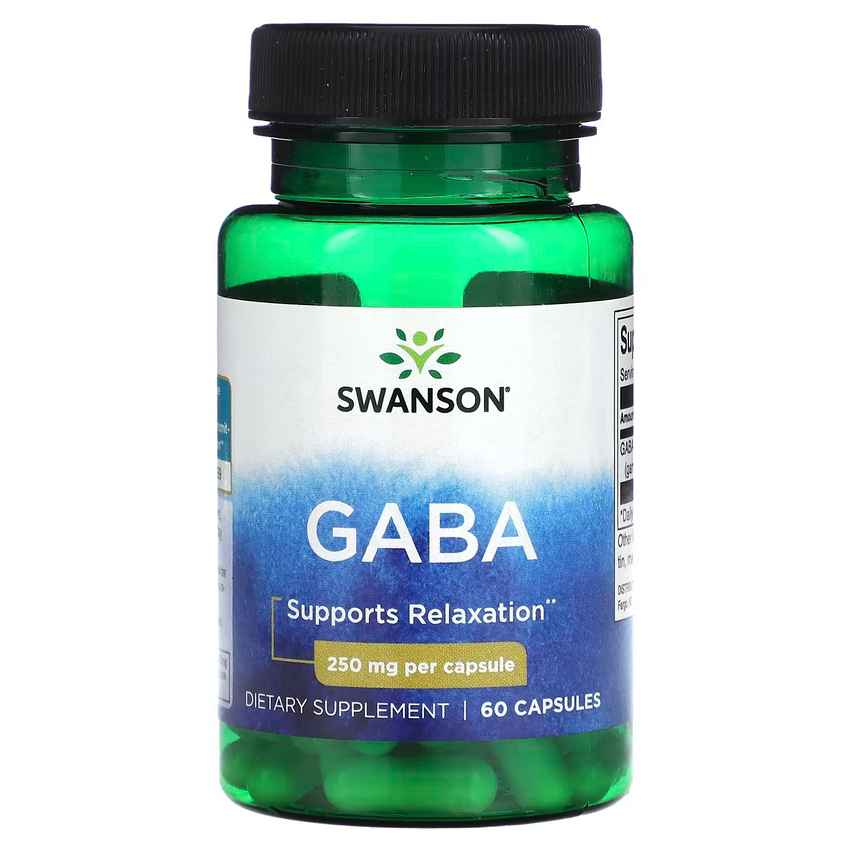 ГАМК (ГАБА ) 250 мг 60 капсул / GABA Swanson USA