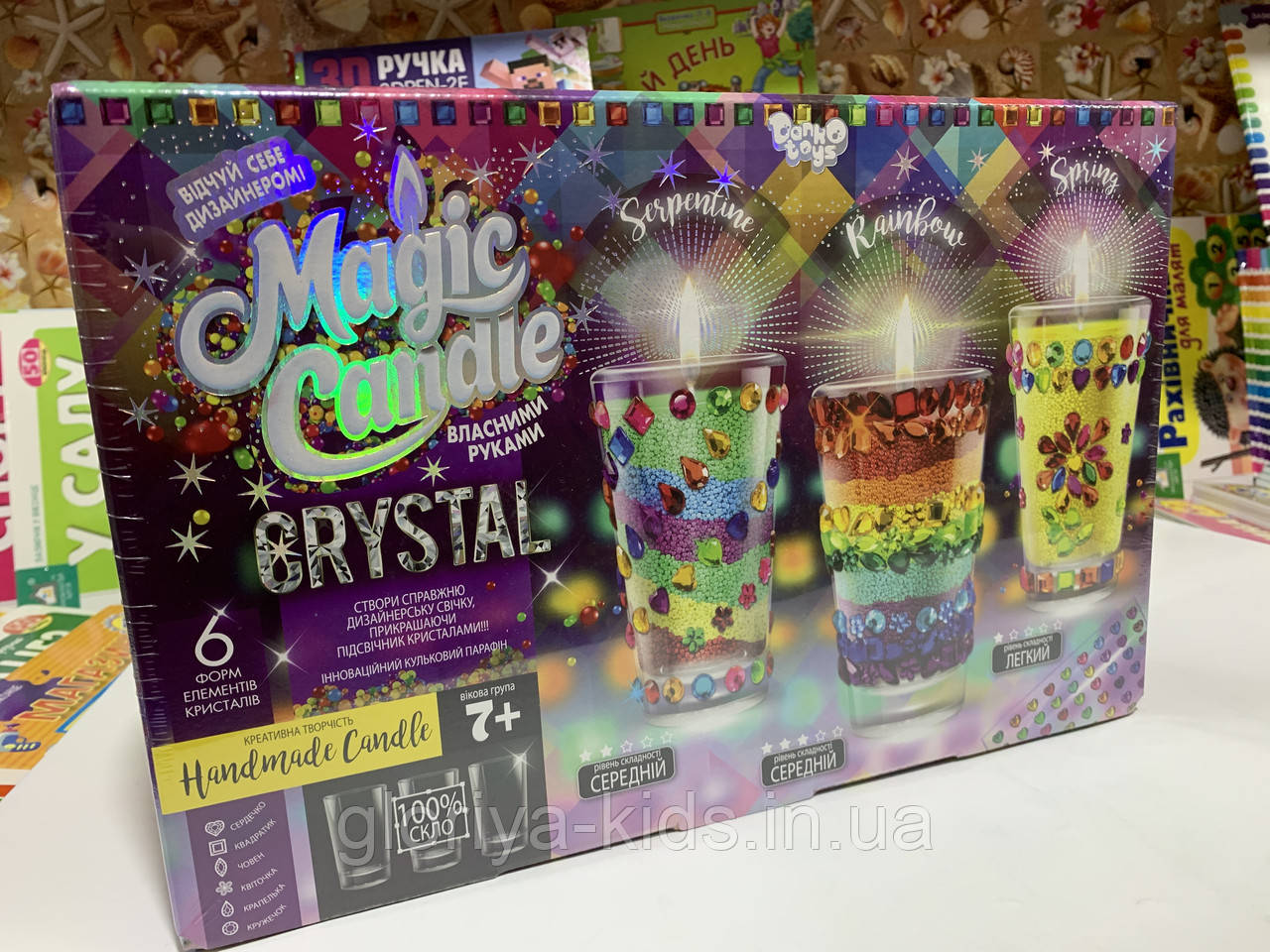 Гелеві свічки своїми руками «Magic Candle Crystal» ТМ Данко Тойс