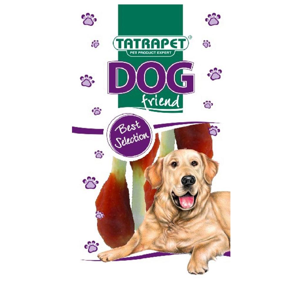 Ласощі для собак TatraPet DOG friend Кальцієві кісточки з куркою та качкою 40 г, 4 шт (962279), фото 1