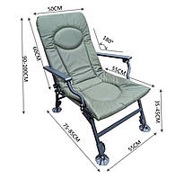 Кресло рыболовное складное 100*55*50 см