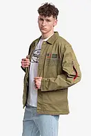 Urbanshop Куртка Alpha Industries Field Jacket LWC 136115 11 чоловіча колір зелений перехідна 136115.11-green