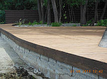 3 этап Смонтированная, обработанная пропиткой, либо маслом, терррасная доска.