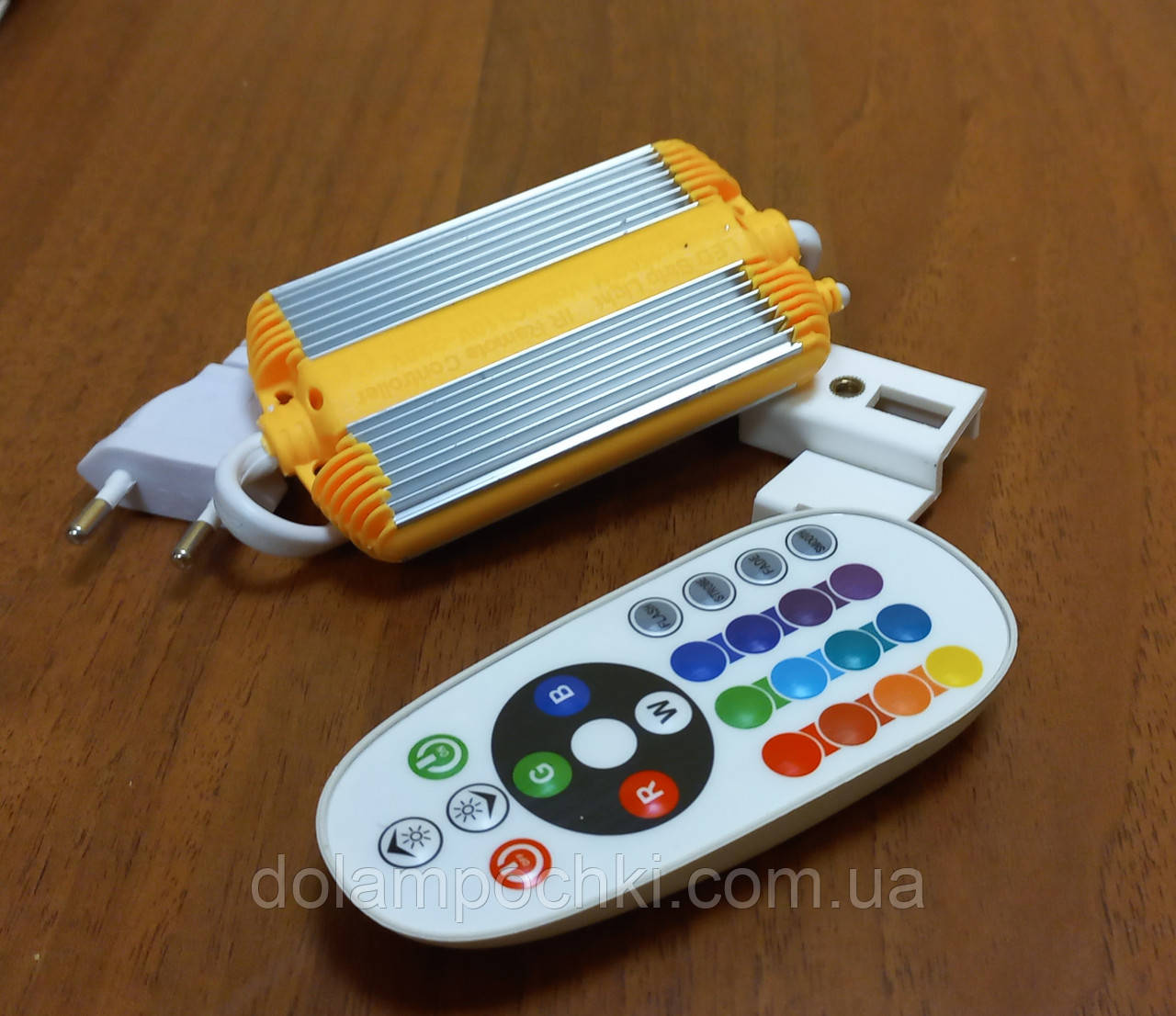 Адаптер живлення IP65 для світлодіодної стрічки + пульт Д/У 25 кнопок # 18/1 220V, фото 1