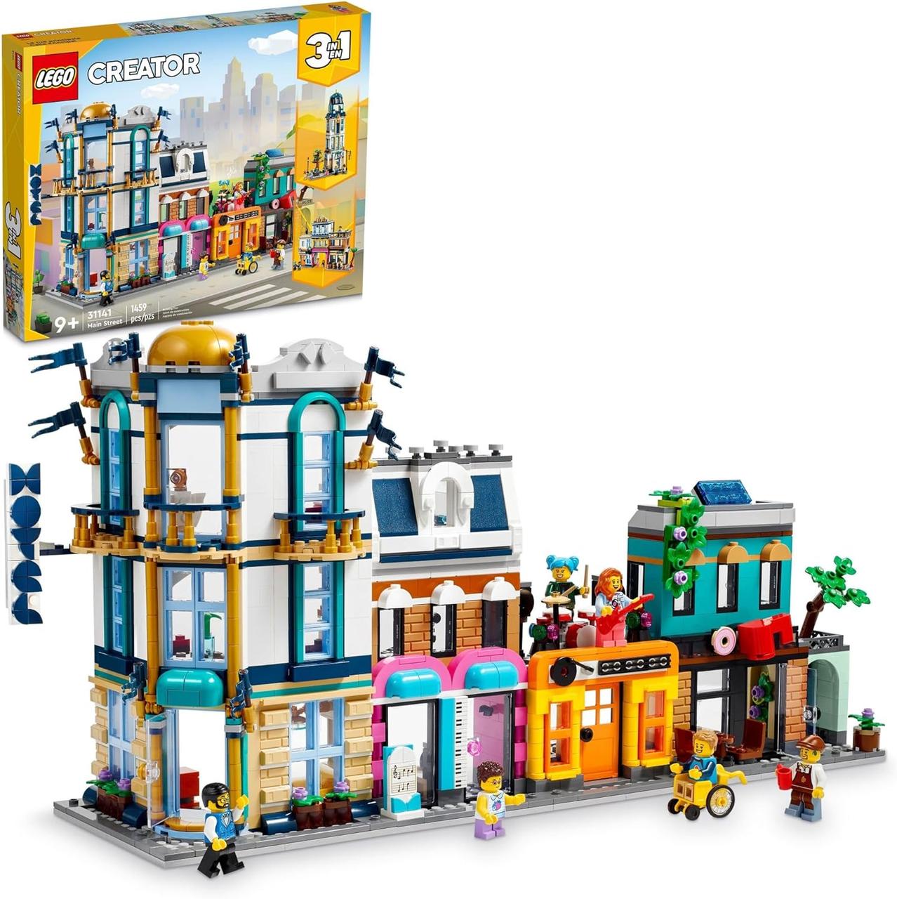 Конструктор Лего Креатор 3 в 1 Центральна вулиця Lego Creator 31141