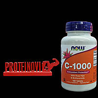 Витамин С с шиповником для укрепления иммунитета NOW C-1000 100 tabs аскорбиновая кислота