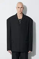 Urbanshop Вовняний піджак 032C колір чорний розмір: 50, 52