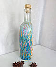 Декоративна інтер'єрна пляшка з авторським розписом "Біля чорного моря", фото 3