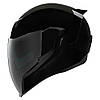 МОТОШОЛОМ ЗАКРИТИЙ ICON AIRFLITE GLOSS КОЛІР BLACK, фото 3