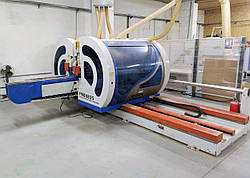 Двосторонній шипоріз фрезерний Firmy FMD8825 б/в 2011р. чотирьохагрегатний для обрізки і профілювання торців