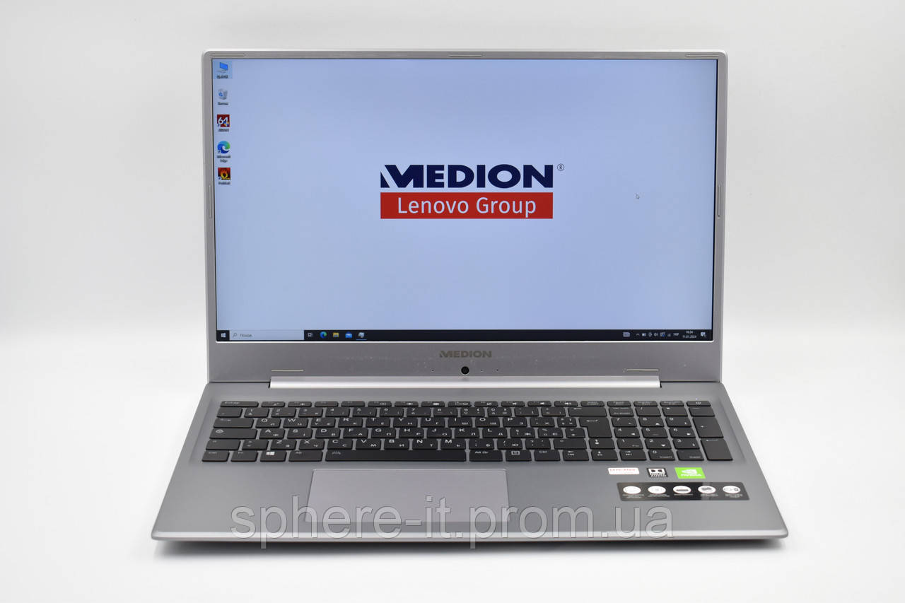Ігровий ноутбук 17,3" Medion (Lenovo Group) i5-10210U RAM 16 ГБ SSD 512 ГБ GeForce MX350 Win10 Ультрабук