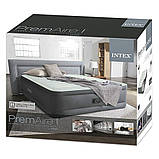 Надувне ліжко Intex 64906 (двоспальне, 46*152*203 см., вбудований електронасос 220V, навантаження до 300 кг.) [Склад зберігання:, фото 3