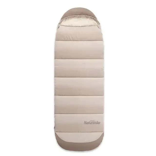 Спальний мішок з капюшоном Naturehike B400 220 х 85 NH21MSD11 бежевий