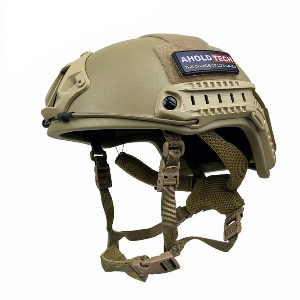 Защитный кевларовый шлем Fast Team Wendy Aholdtech F-S02 IIIA Койот, M - фото 1 - id-p2073034381