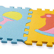 Дитячий килимок-пазл із бортиками Toys 30x30 WCG EVA — 25 частин, фото 3