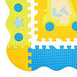 Дитячий килимок-пазл із бортиками Transport 30x30 WCG EVA — 25 частин, фото 4