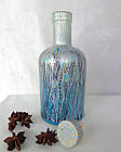 Декоративна інтер'єрна пляшка з авторським розписом "Зимові Березки", фото 2