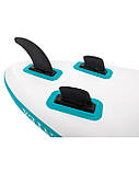 Надувна дошка для серфінгу (SUP-борд) Aqua Quest 240 Intex 68241 (13*76*240 см., весло, ліш, насос, сумка, до 120 кг.) [Склад, фото 6