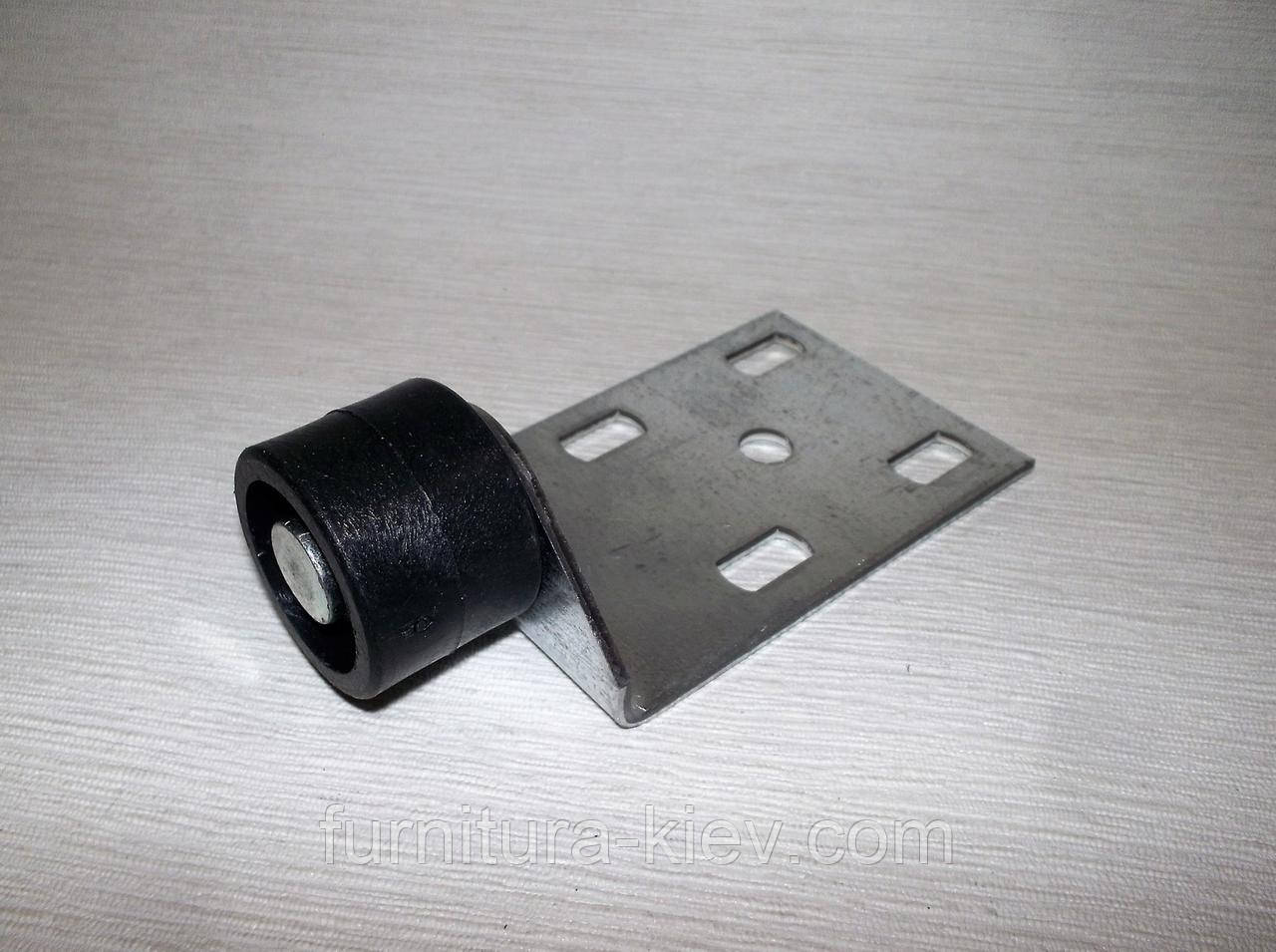 Ролик на гнутий пластині 28 мм, фото 1