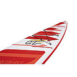 Надувна дошка для серфінгу (SUP-борд) Hydro Force Fastblast 12.6′ BestWay 65343 (15*76*381 см., весло, ліш, насос, сумка, до 120, фото 3