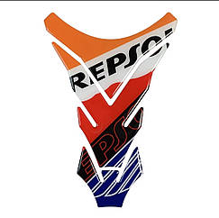 Наклейка на бак мотоцикла Repsol HK