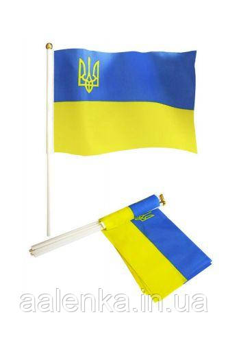 Прапор України з присоском, Розмір: 13,5 х 20 см