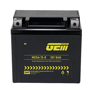 Акумуляторна батарея GEM Battery 12V, 5.0A