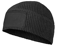 Зимняя шапка на флисе тактическая Helikon Range Beanie Grid Fleece - Black