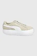 Urbanshop Черевики Puma Suede Mayu 380686 колір жовтий на плоскому ходу 380686-02 розмір: 37