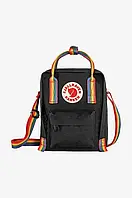 Urbanshop Сумка Fjallraven Kanken Rainbow Sling колір чорний F23623.550.907-907 РОЗМІРИ ЗАПИТУЙТЕ