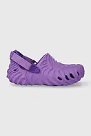 Urbanshop Дитячі шльопанці Crocs Salehe Bembury x The Pollex Clog колір фіолетовий розмір: 28/29, 29/30,