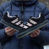 Кросівки Adidas Adimatic Black Rose / Адідас Адіматік Чорні з Рожевим, фото 4