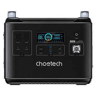 Зарядна станція Choetech BS006 (2000Вт/г) LiFePo4,MPPT, UPS, USB-C PD100 Вт