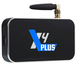 TV Медіаплеєр Ugoos X4 PLUS 4/64Gb/Amlogic S905X4/Android 11/WiFi 2.4G+5G/BT4.0/TF Card/Miracast/AV1
