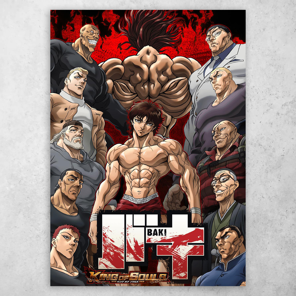 Аніме плакат постер "Боєць Бакі / Baki the Grappler" №8, фото 1