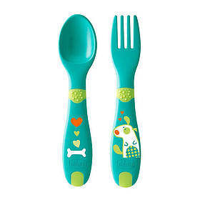 Набір: ложка та виделка First Cutlery 12м+ Chicco