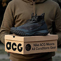 Зимові Чоловічі Кросівки Nike ACG Mountain Fly Gore-Tex Black / Найк АСГ Маунтін Флай Гор Текс Чорні, фото 4