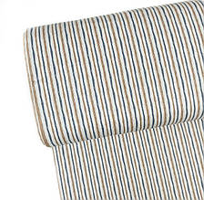 Сатин (бавовняна тканинна) розміта смужка синьо-коричнева (ширина 160 см, 120 г/м2)