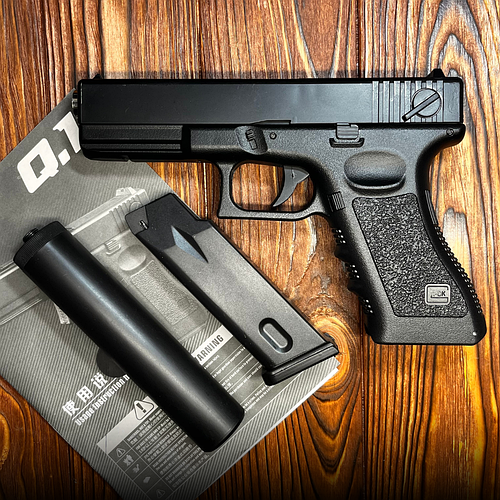 Страйкбольный пистолет Glock 17, пистолет на пульках, 6мм, (ID ...