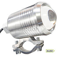Мото фара Rectangle 30W - Silver (допоміжне світло) - гарантія від магазину