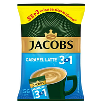 Кофейный напиток Jacobs 3 in 1 Caramel Latte 12.3 г х 56 шт