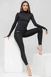 Жіноча термобілизна комплект TOTALFIT ICELAND TWK2-V9 на кожен день із 35% вовни сірий (розміри: XXL-5XL)