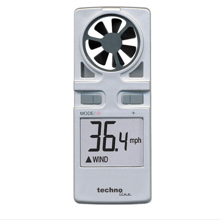 Анемометр Technoline EA3000 Silver (EA3000) Визначник Вимірювач Швидкості Вітру Німеччина