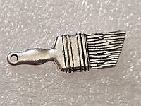 Кисть, подвеска, цвет - Серебристый, длина 25 мм Серебристый