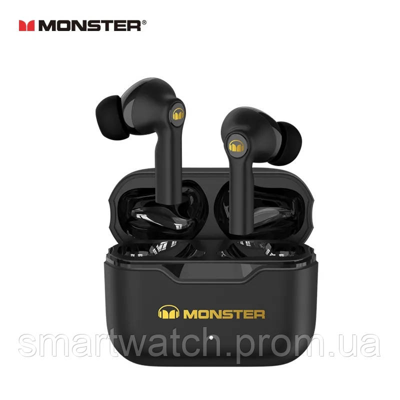 MONSTER Original Airmars XKT02 (ЧОРНІ) Bluetooth навушники ,блютуз гарнітура,беспроводные наушники блютуз