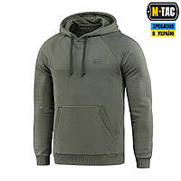 M-Tac мужская тактическая кофта реглан хаки спортивный худи с капюшоном Hoodie Cotton Raglan L/R