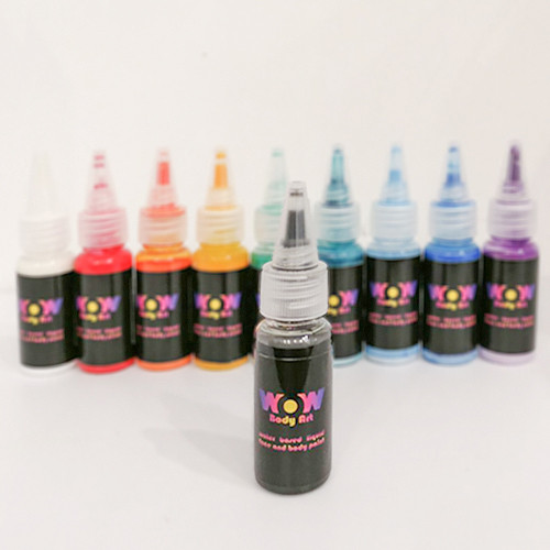 Аквагрим жидкий WOW 20мл. Чорний, фото 1